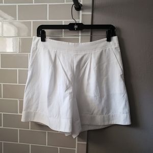 DKNY NWOT HIGH RISE A LINE linen SHORTS 6